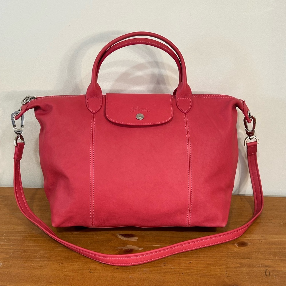 Longchamp Le Pliage Leather Bag
